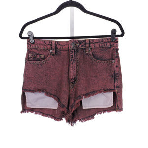 BDG Women's High Rise Lou Hi-Low Short Size 28